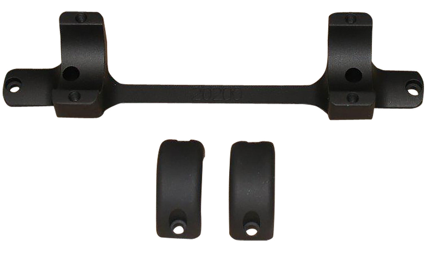 Game Reaper DNZ 20200 Savage Rifle Scope Ring Mount Combo 1" Matte Black
