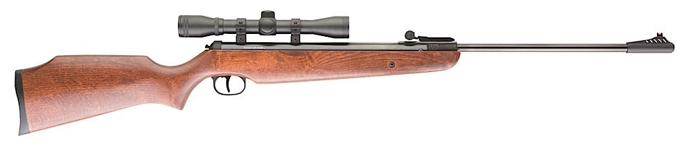 Umarex Ruger AirHawk 1000 FPS .177 Caliber Break Barrel Air Rifle with 4x32mm Scope Dark Wood Stock
