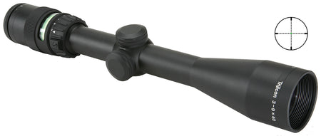 Trijicon 200005 AccuPoint Battery-Free 3-9x40mm 1" Tube Black Anodized Illuminated Mil-Dot Crosshair w/Green Dot