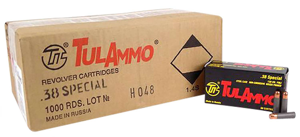Tulammo TULAMMO .38 Special 130 grain Full Metal Jacket ammunition