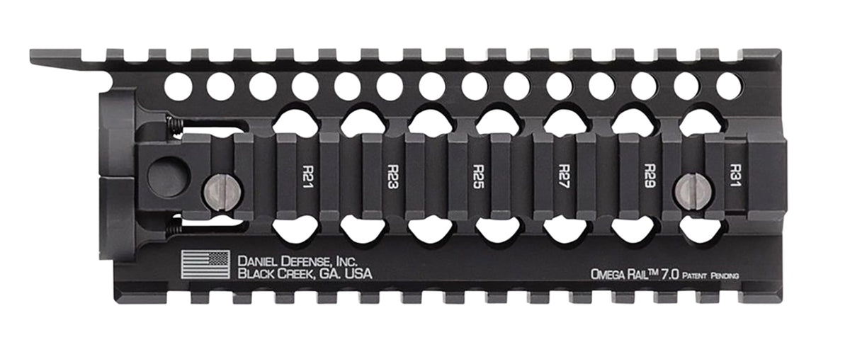 Daniel Defense Omega 7" Carbine Length AR-15 Aluminum Free-Float Rail Black Anodized Picatinny