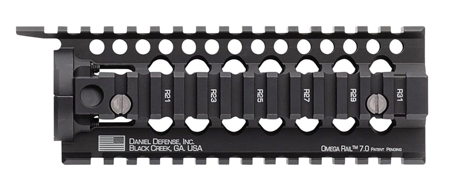 Daniel Defense Omega 7" Carbine Length AR-15 Aluminum Free-Float Rail Black Anodized Picatinny