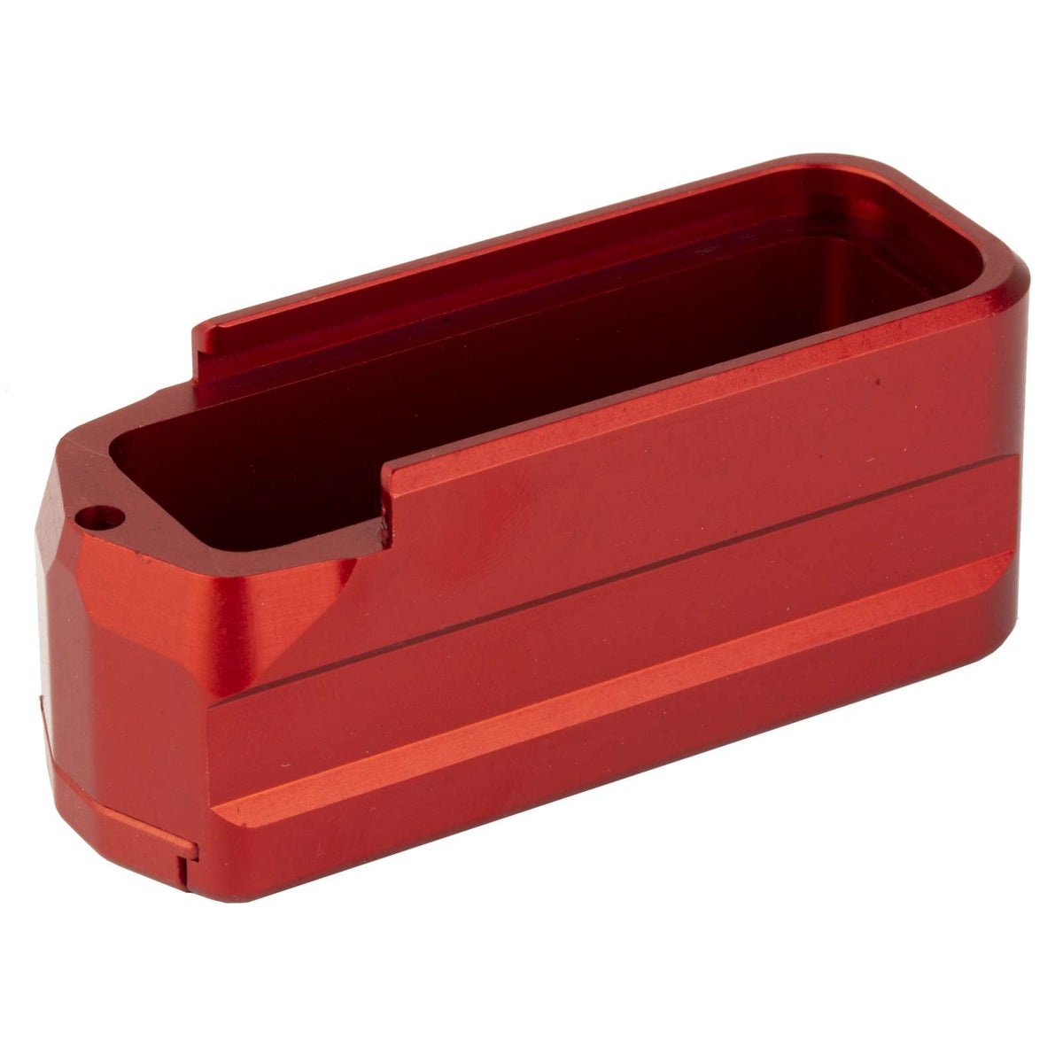 Shield Arms +5 Red Aluminum Mag Extension Compatible with Magpul PMAG Gen 3