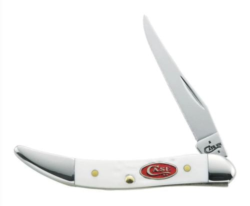 Case White Synthetic Sparxx Std Jig Texas Toothpick Pocket Knife