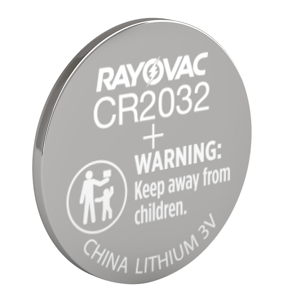 Rayovac High Energy CR2032 Lithium Coin Battery 225mAh Single Pack