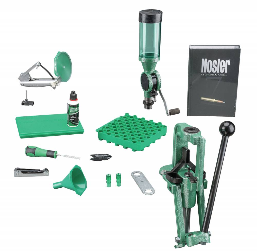 RCBS Rock Chucker Supreme Master Reloading Kit 1-Hole Metal