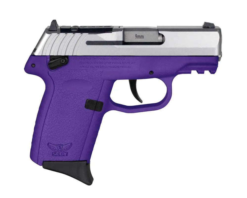 SCCY CPX1TTPURDRG3 9MM PST TT/PURP GRP D/S SAFETY
