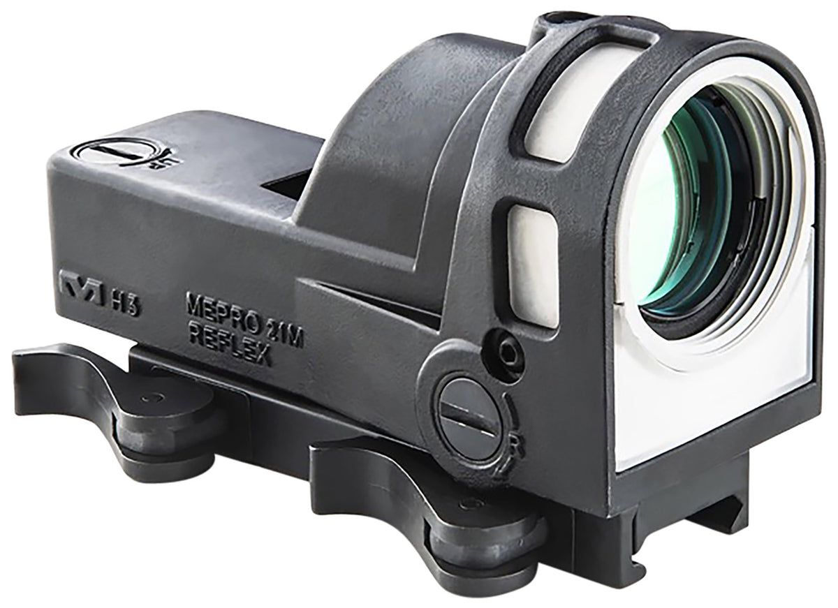 Meprolight M21 30mm 4.3 MOA Dot Bullseye Battery-Free Reflex Sight, Black
