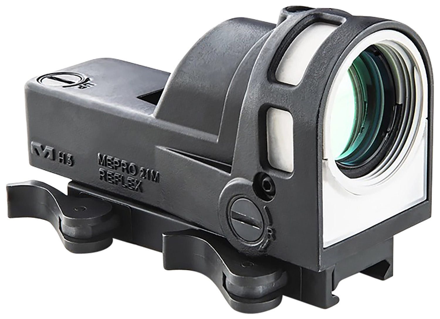 Meprolight M21 30mm 4.3 MOA Dot Bullseye Battery-Free Reflex Sight, Black