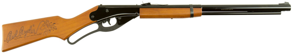 Daisy Classic Red Ryder .177 Youth BB Gun 650rd Saddle Ring Leather Thong Hardwood
