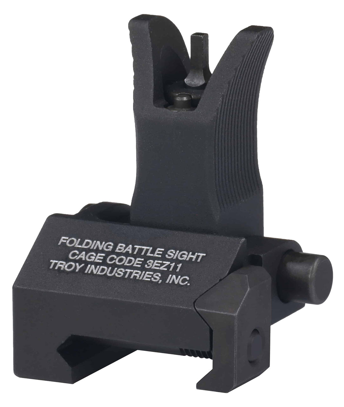 Troy Ind SSIGFBSFMBT00 M4 Front Folding BattleSight Anodized Black Finish