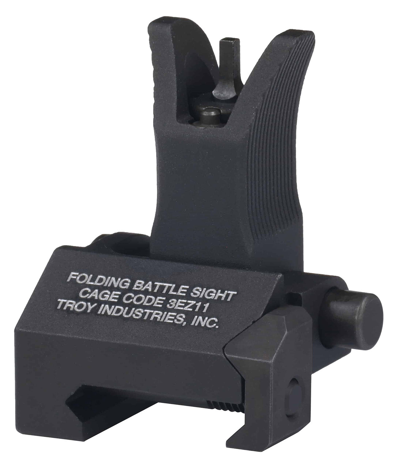 Troy Ind SSIGFBSFMBT00 M4 Front Folding BattleSight Anodized Black Finish