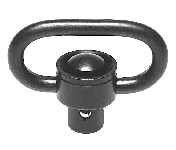Troy Industries SMOUSSQ00BT00 1" SSQD Push Button Detachable Sling Swivel Black Stainless Steel