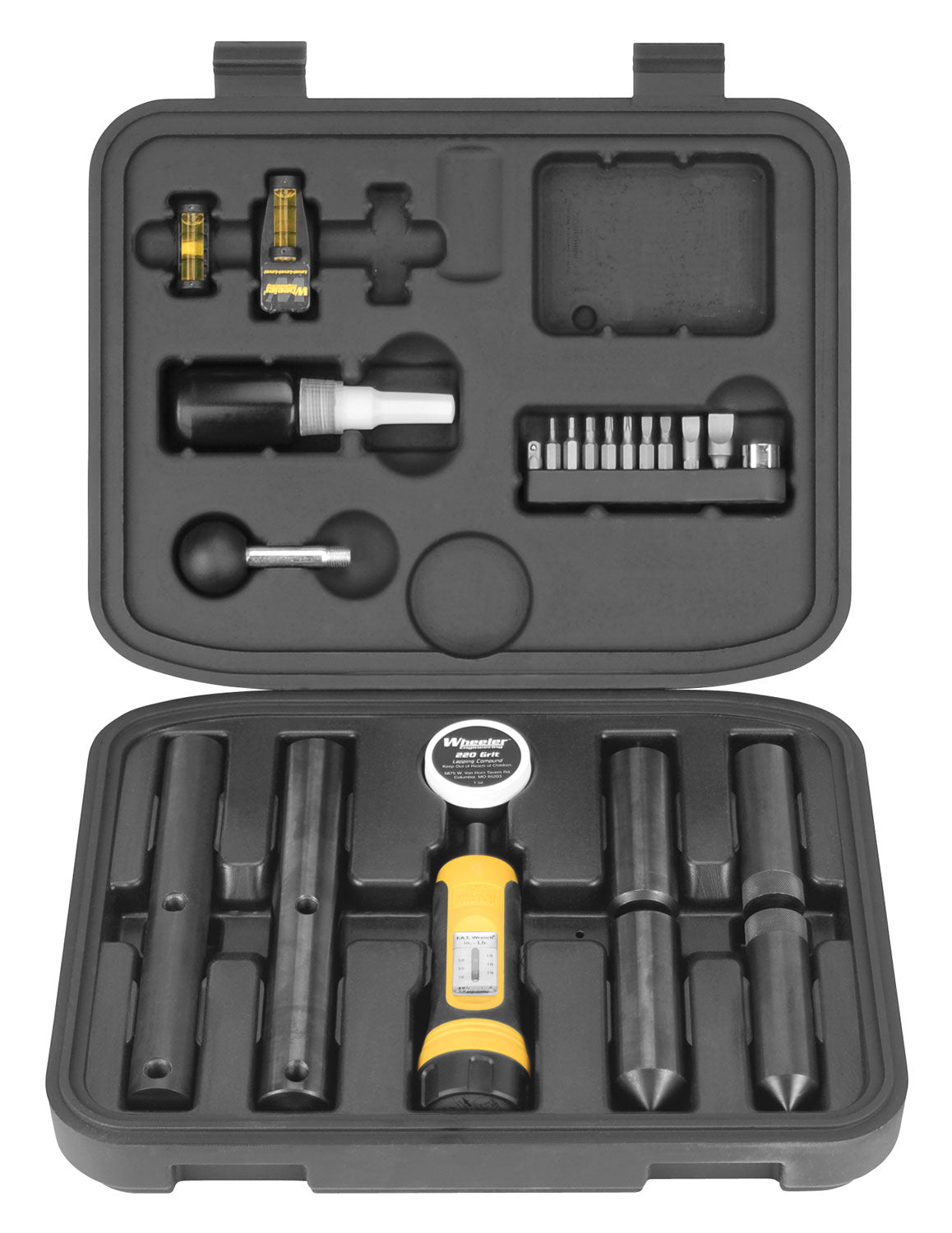 Wheeler Scope Mount Kit with Alignment Bars, Lapping Compound and Levels