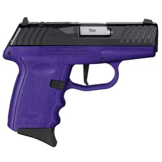 SCCY DVG1CBPURDR 9MM PST BLK/PURP GRP STIKER