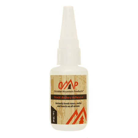 October Mountain STUCK Fast-Cure Archery Adhesive 1 oz.