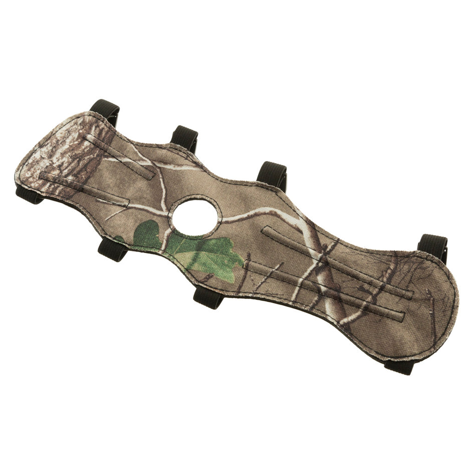 October Mountain Camo 4-Buckle Bow Arm Guard 12 in.