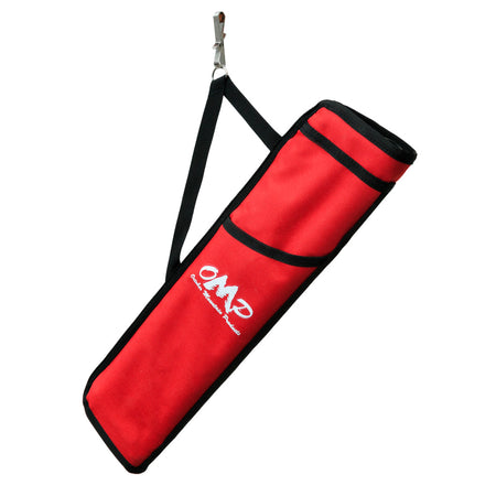 October Mountain Reversible 3-Tube Arrow Hip Quiver Red