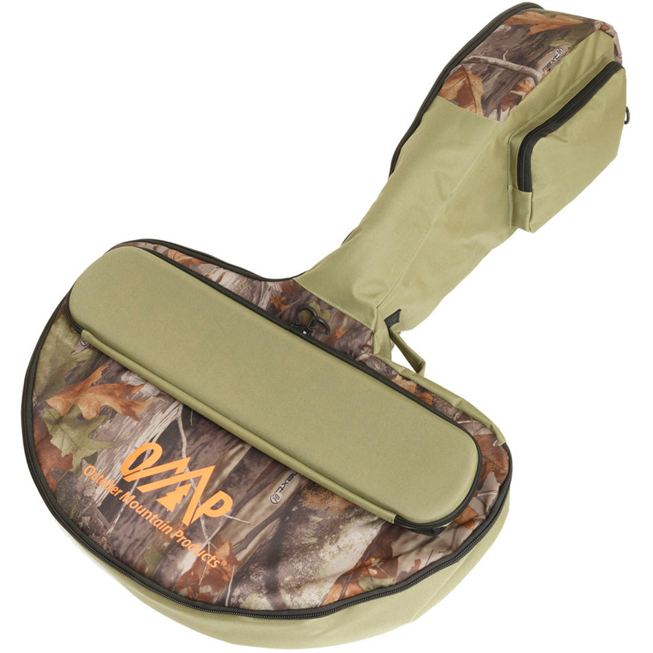 October Mountain 42-Inch Soft-Sided Crossbow Case Green and Camo