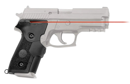 Crimson Trace Red Laser Lasergrips for Sig P229/P228 Semi-Auto Pistols, Rugged Grip Texture, Black Polymer
