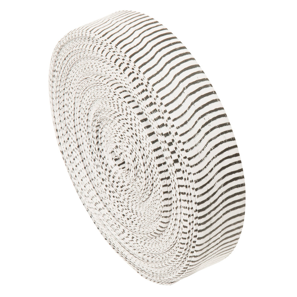 October Mountain White/Black VIBE String Noise Silencers 85-Foot