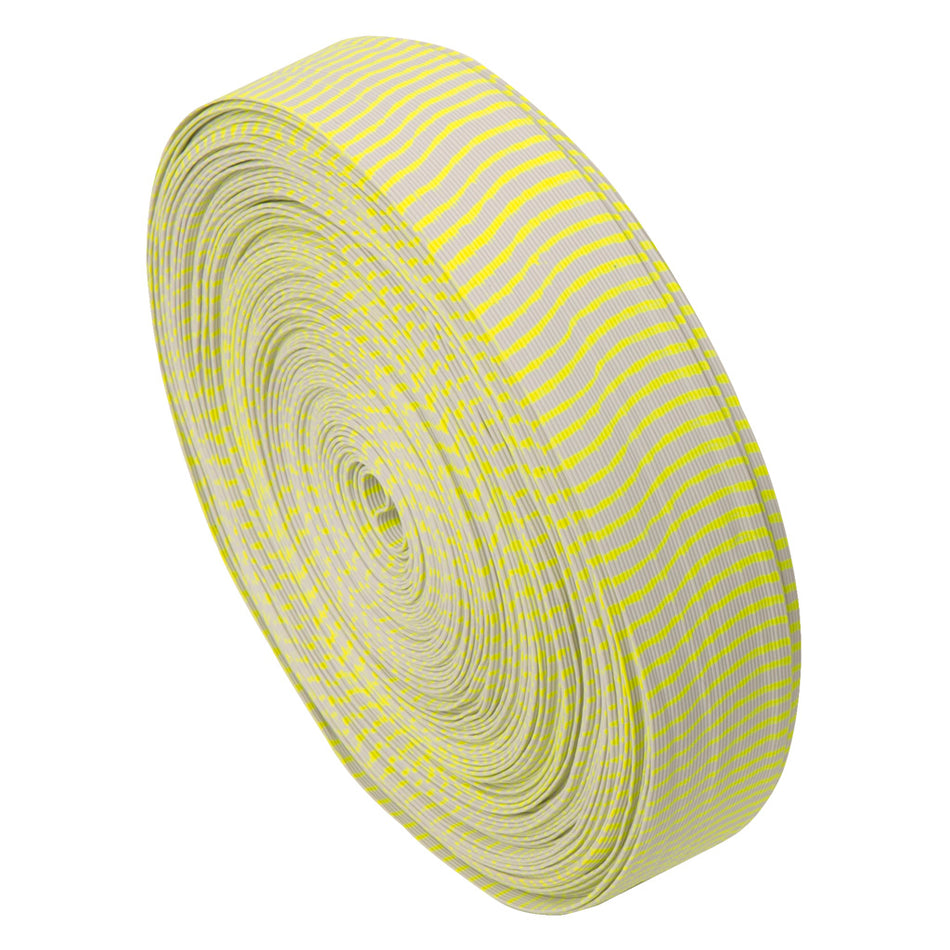October Mountain VIBE 85 ft. White/Neon Yellow Bowstring Silencer Material