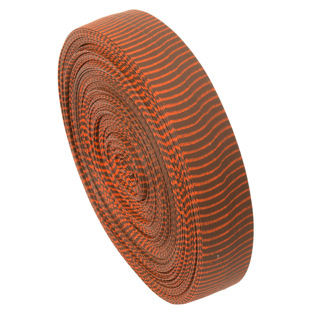October Mountain VIBE 85 ft. Brown/Red Bowstring Silencer Material