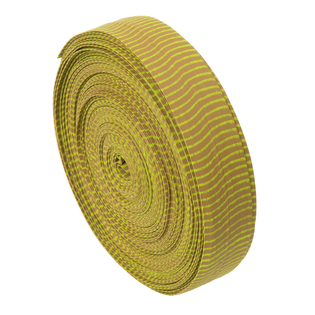 October Mountain VIBE 85 ft. Green Pumpkin/Neon Yellow Bowstring Silencer Material