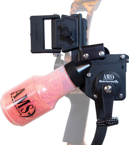 AMS Bowfishing RH Retriever Pro 25-Yard #200 Orange Line Reel