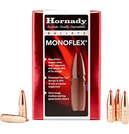 Hornady MonoFlex 30 Cal .308 140 gr Copper Alloy Bullet 50 Per Box