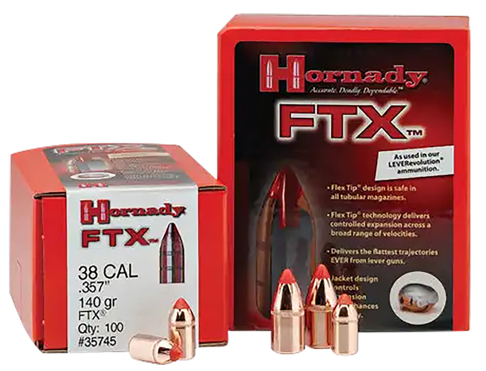 Hornady FTX 30 Cal .308 160 gr Flex Tip Expanding Rifle Bullet 100 Per Box