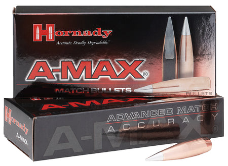 Hornady A-MAX 50 Cal 750 gr Long-Range Match Bullet 20 Per Box