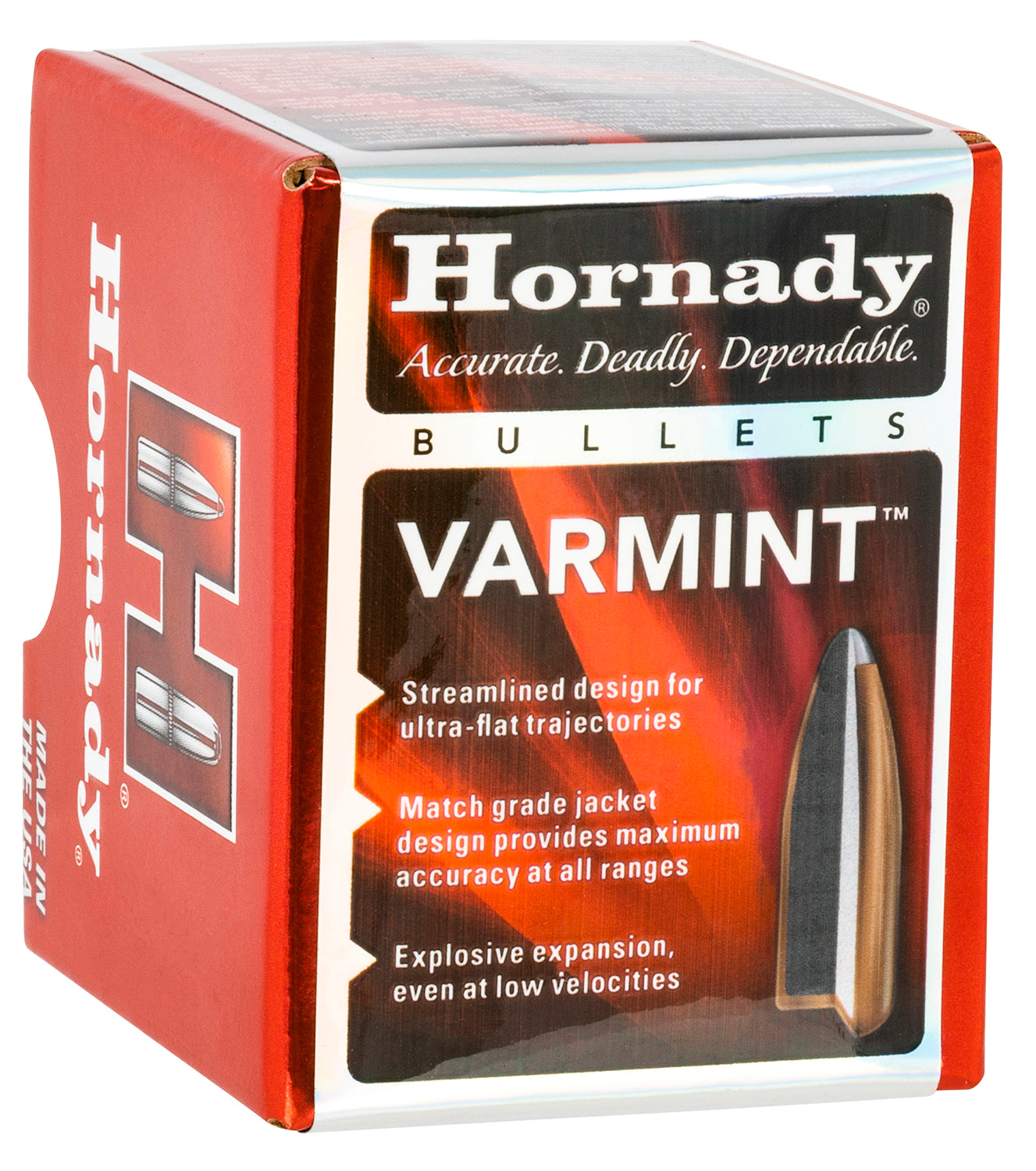 Hornady Traditional Varmint 22 Cal .224 55 gr Soft Point Bullet 100 Per Box