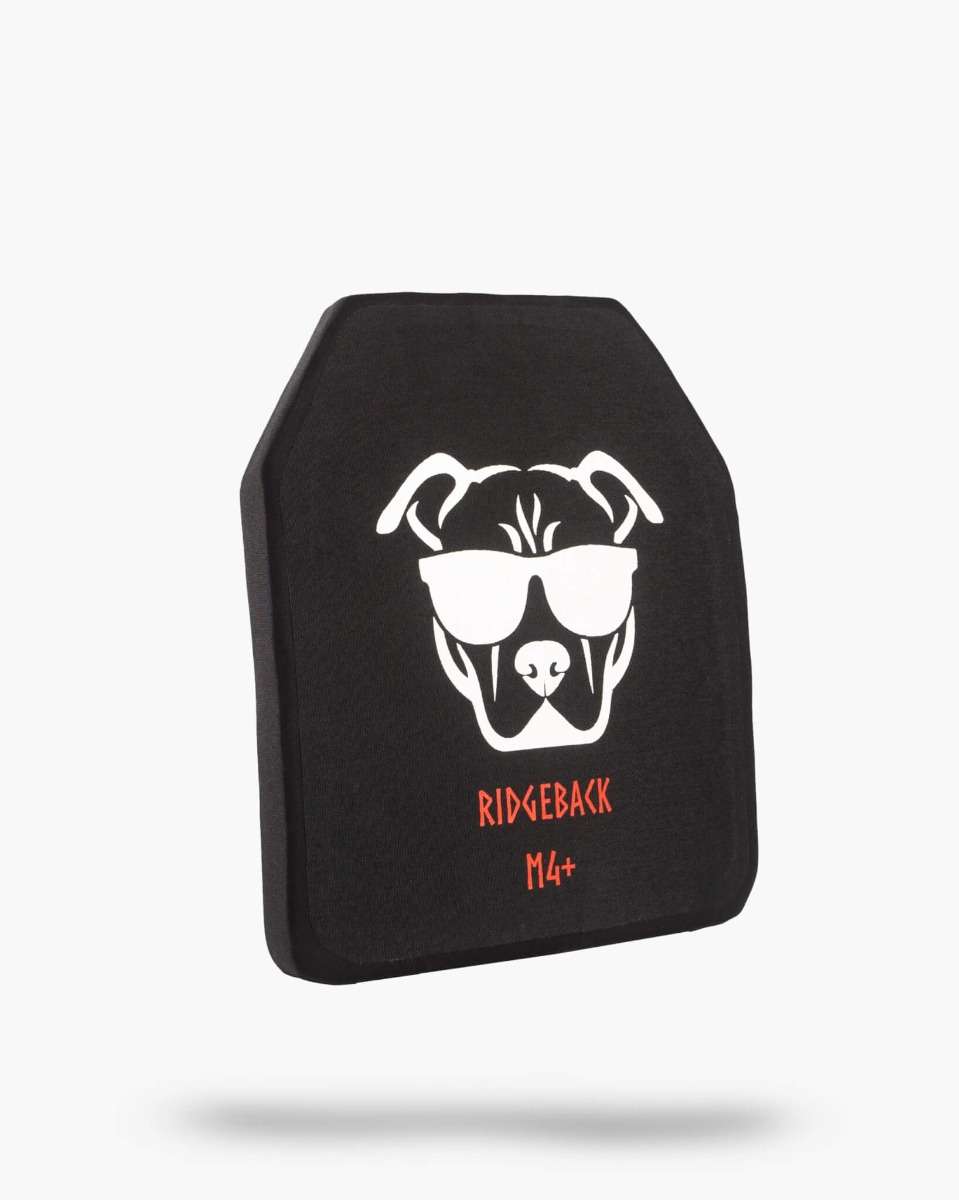 Guard Dog Ridgeback 10x12 Multi-Curve Level IV+ Ceramic Armor Plate