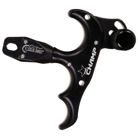 Tru Ball Champ 3-Finger Archery Release Black, Small