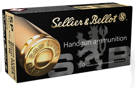 Sellier & Bellot (S&B)  Soft Point 124 Grain 9mm Luger/Parabellum 1165 fps