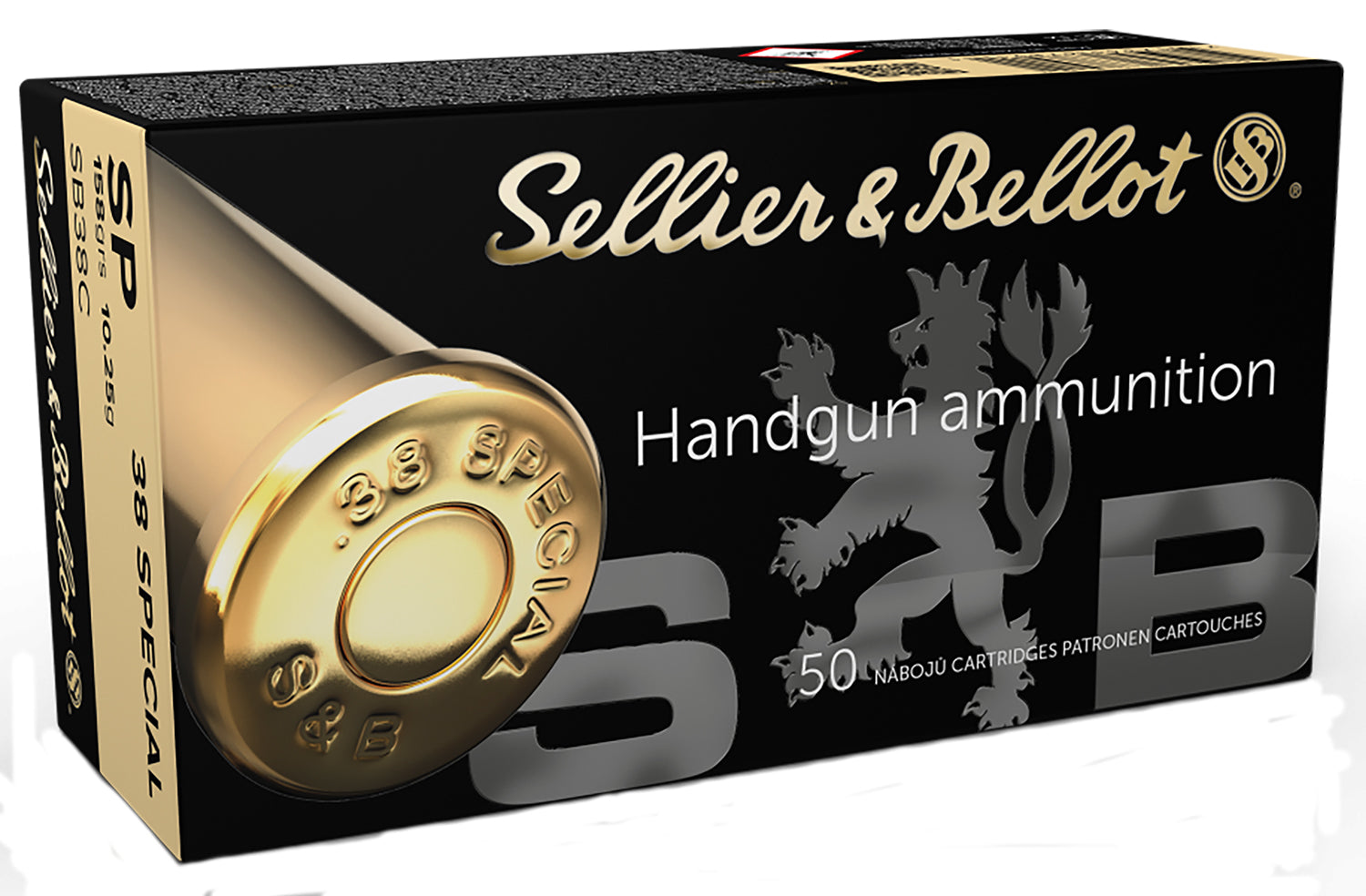 Sellier & Bellot (S&B)  Soft Point 158 Grain .38 Special 889 fps