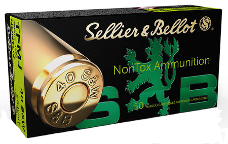 Sellier and Bellot Handgun Non-Tox .40 S&W 180 grain Total Full Metal Jacket ammunition
