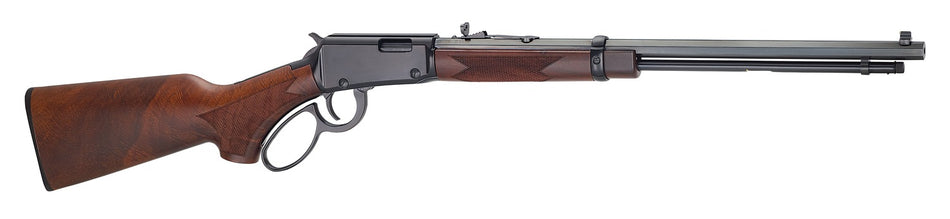 Henry H001TPG22 Western Frontier 22 S/L/LR 16/17/23+1 20" Blued Octagon Barrel, Black Aluminum Grooved Receiver, American Walnut Fixed w/Pistol Grip Stock