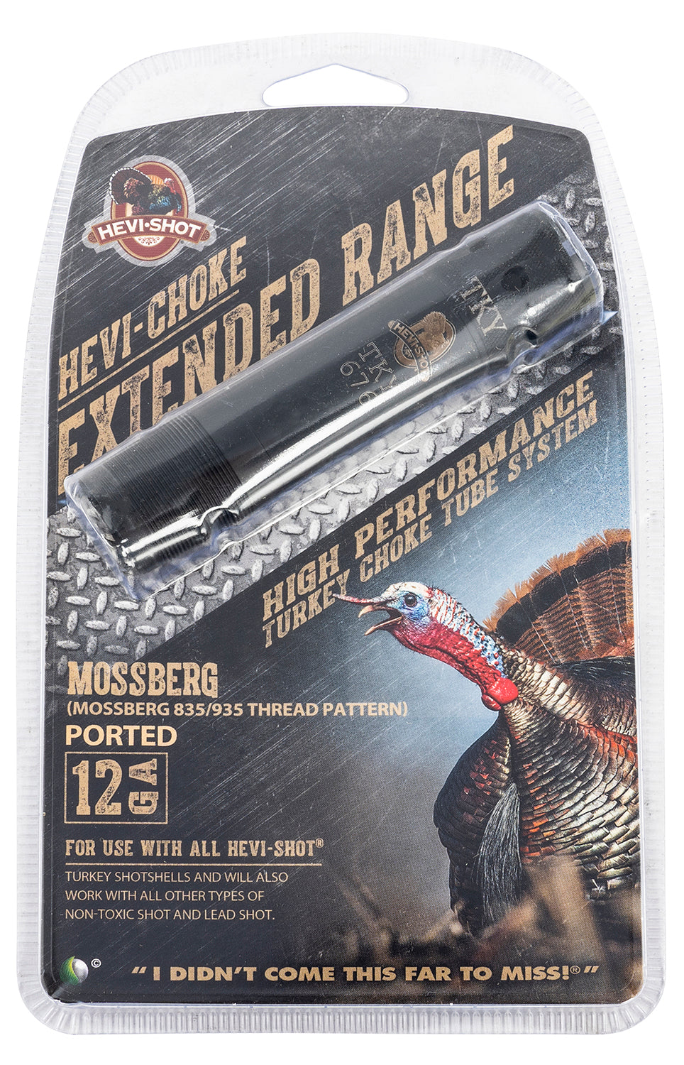 HEVI-Shot 450127 Turkey Choke Tube Mossberg 835/935 12 Gauge Extended Range Ported Stainless Steel
