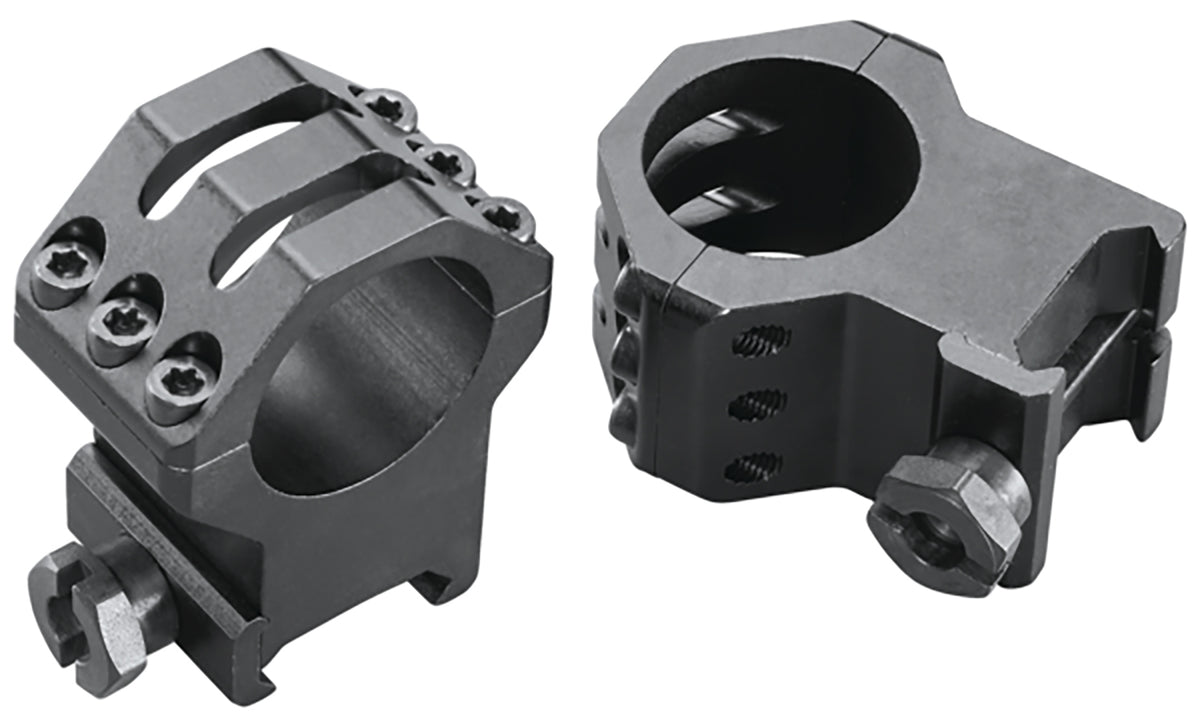 Weaver Mounts Skeleton Six-Point Rings Matte Black 1" XXH 48353