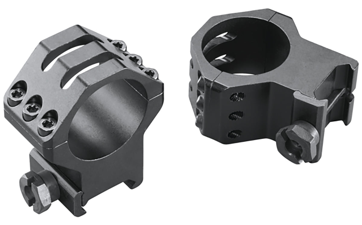Weaver Mounts Skeleton Six-Point Scope Rings Matte Black 30mm Extra High 48354