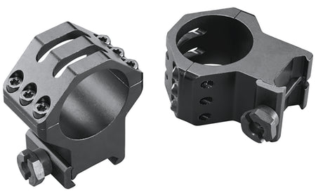 Weaver Mounts Skeleton Six-Point Scope Rings Matte Black 30mm Extra High 48354