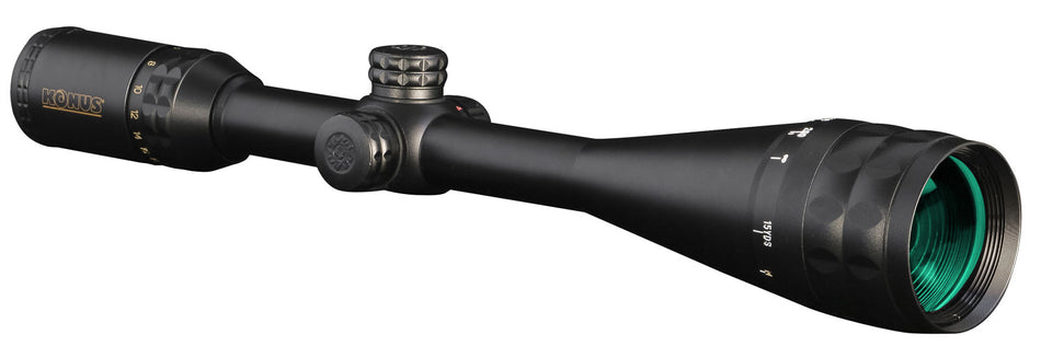 Konus KonusPro-Plus Long Range 6-24x50mm AO 1" Tube Dual-Color Illuminated Crosshair Dot Reticle Scope 7274