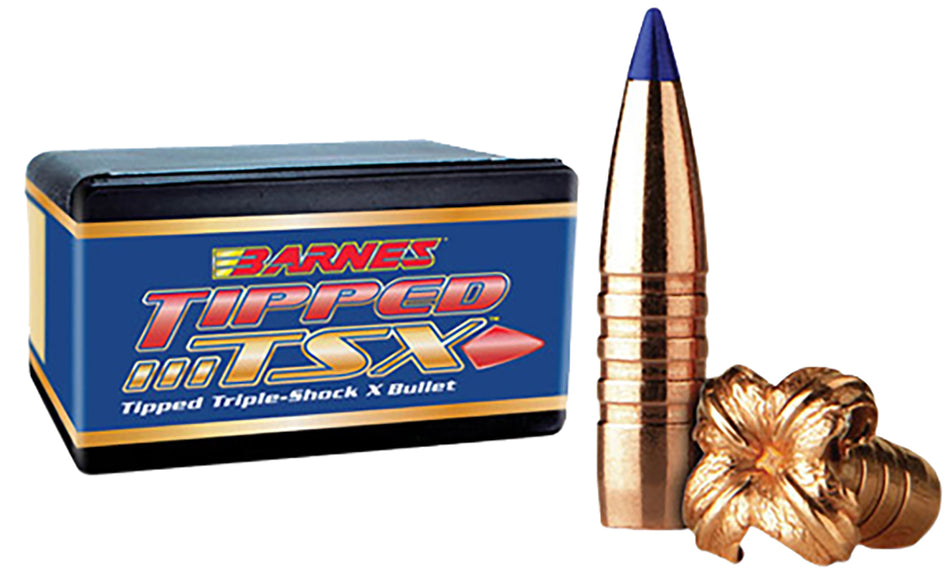 Barnes Bullets 30240 Tipped TSX 6.5 Creedmoor 100gr Boat Tail Bullet 50/Box