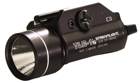 Streamlight TLR-1S 69210 Black Anodized Tactical Gun Light 300 Lumens White C4 LED Strobe