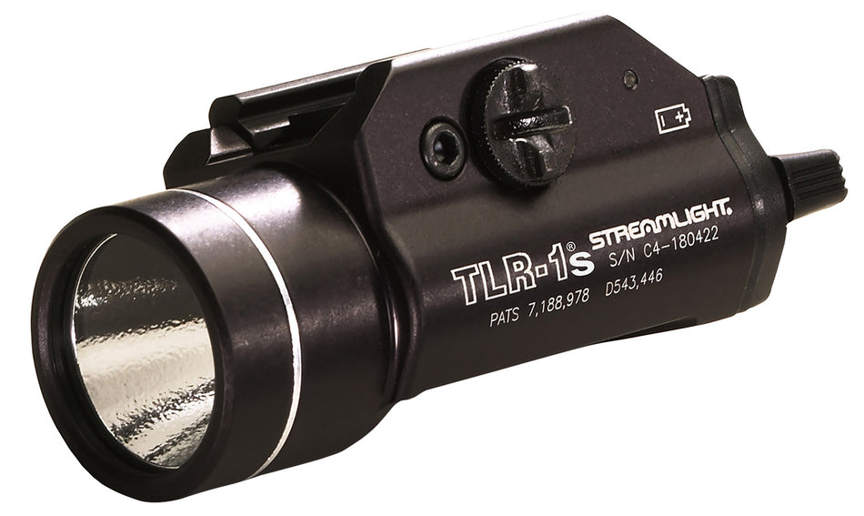 Streamlight TLR-1S 69210 Black Anodized Tactical Gun Light 300 Lumens White C4 LED Strobe