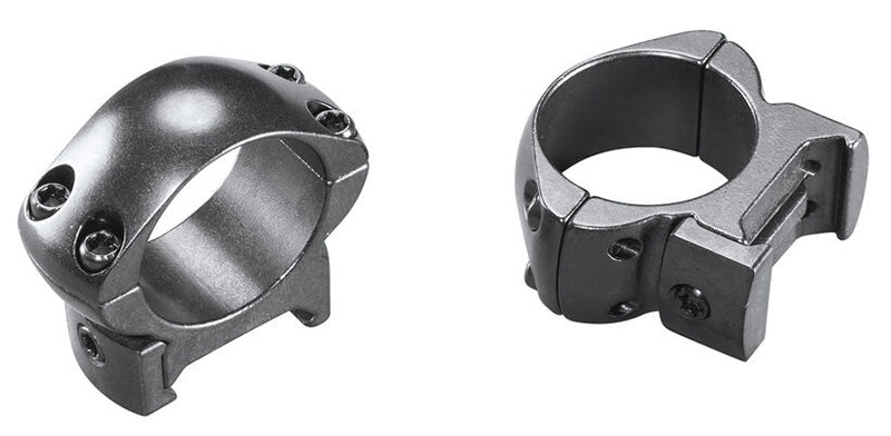 Weaver Grand Slam 1" Medium Black Steel Scope Ring Set