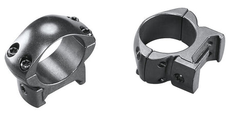 Weaver Grand Slam 1" Medium Black Steel Scope Ring Set