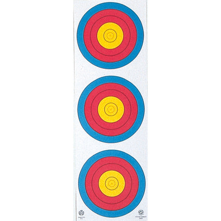 Maple Leaf 3-Spot Vertical Archery Target Face 25-Pack